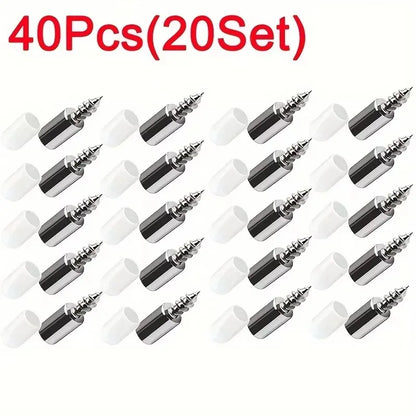 10/20Set Self-tapping Screws Cabinet Laminate Support Laminate Holder Screw Self Tapping Integrated Screw Cabinet Shelf Holder