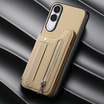 Flip Wallet Card Cover For Vivo V70 FE Leather Elasticity Wristband Magnetic Shockproof Case For Vivo V70FE Stand Phone Shell