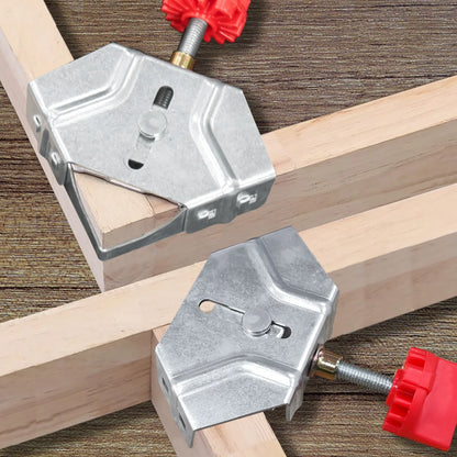 Corner Clamps For Woodworking 90 Degree Right Angle Clamp with Adjustable Swing Jaw For Wood Metal Pipe Steel Rod Glass Diy