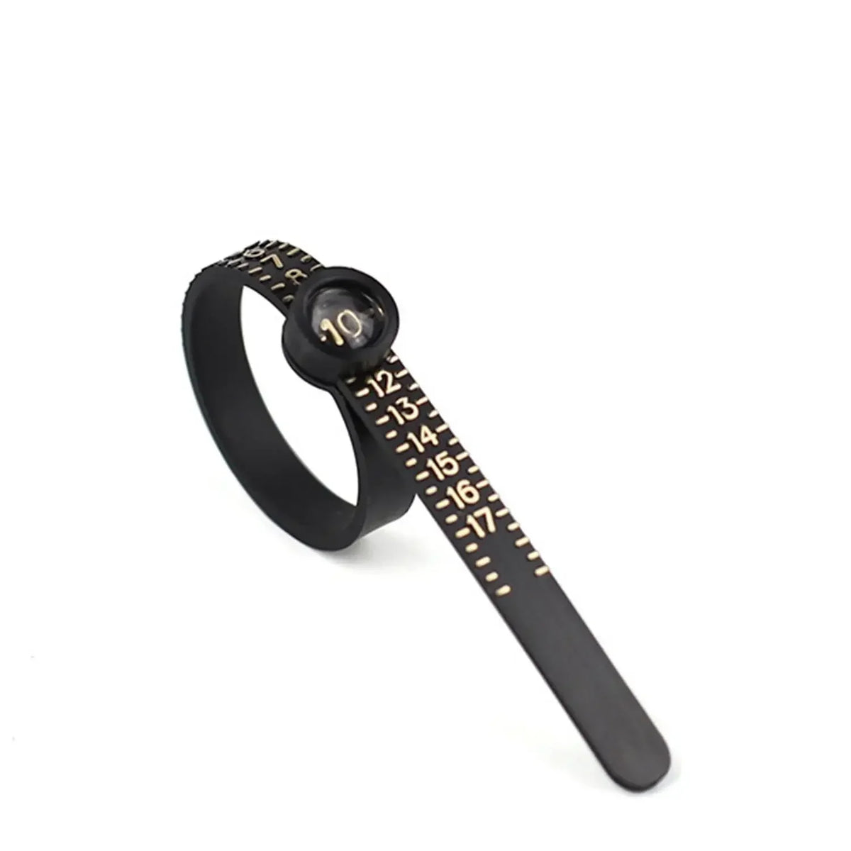 Ring Sizer with Magnifier US UK EU HK Size Scale Finger Measuring Ruler Professional Jewelry Ring Size Tool