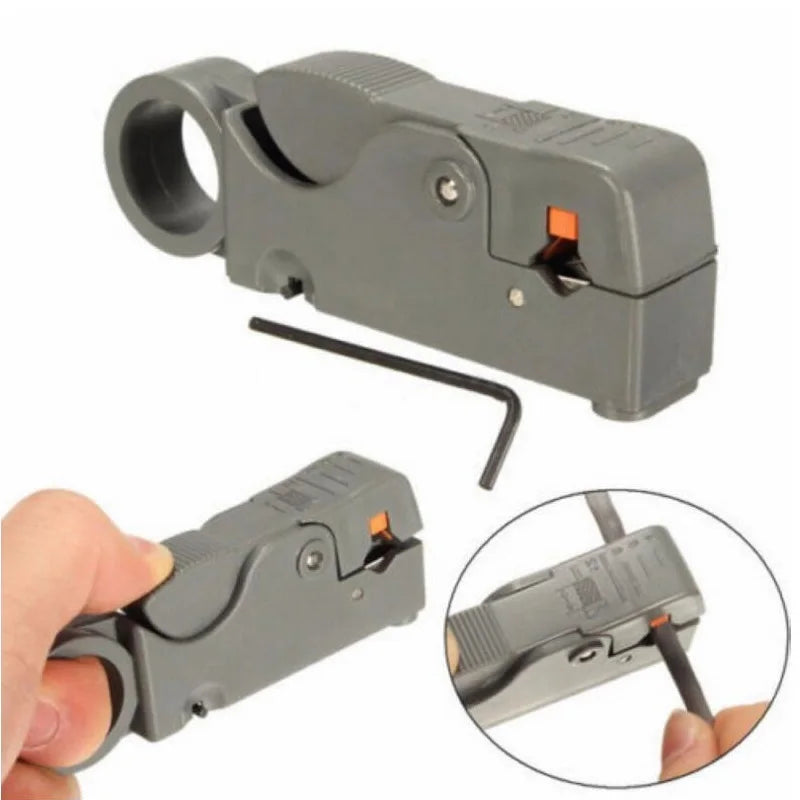 Multi-Tool Automatic Stripping Pliers Wire Coaxial Stripper Hand Tools Pliers Cable Wire Stripper Knife Electrician Accessories