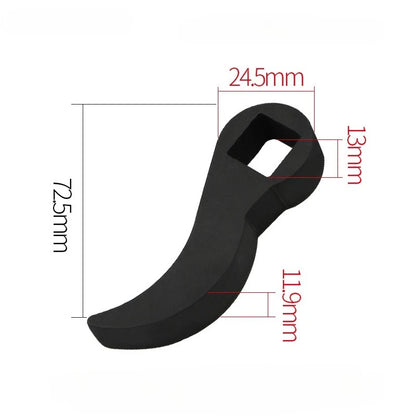 Angle Type Half Axle Disassembly Tool,Drive Pry Bar Adapter Used for Open-end Wrenches,Disassembling Axles Repair Tool