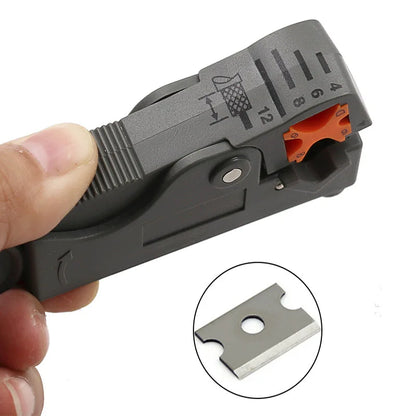 Multi-Tool Automatic Stripping Pliers Wire Coaxial Stripper Hand Tools Pliers Cable Wire Stripper Knife Electrician Accessories