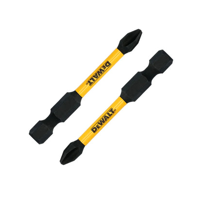DEWALT 2/5/10PCS PH2 57mm Impact Screwdriver Bits Phillips Bit Electric Screwdriver Drill Bits Power Tool Accessories DWA2PH21RB