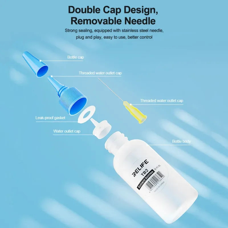 RELIFE TB2 Solvent Bottle 117x35.5mm Plastic