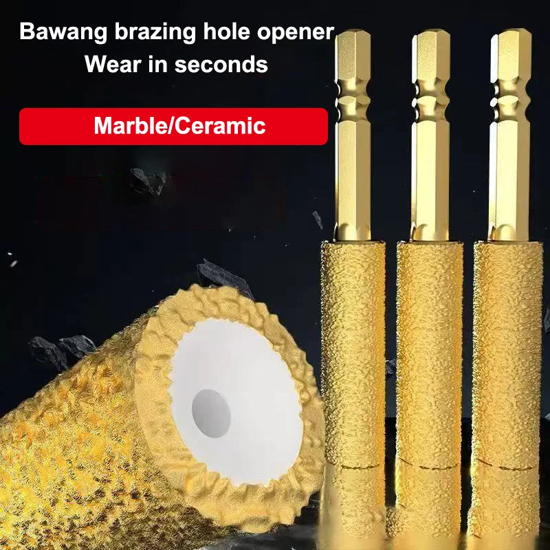 New·1/2/3/4Pcs Diamond Core Bits Dry Drilling Thread Hexagonal Shank Core For Ceramic Tile Granite Marble Grinding Heads·