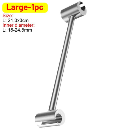 Hinges Gap Adjusting Wrench Double-Headed Door Hinge Repair Spanner for Round Bolt Labor-Saving Door Hinges Gaps Repair Tools