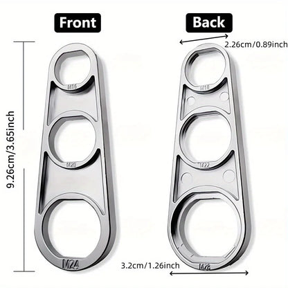 2 In 1 Faucet Aerator Wrench Water Flows Adjusting Faucet Bubbler Wrench Plumber Home Bathrooms Faucets Maintaining Tools