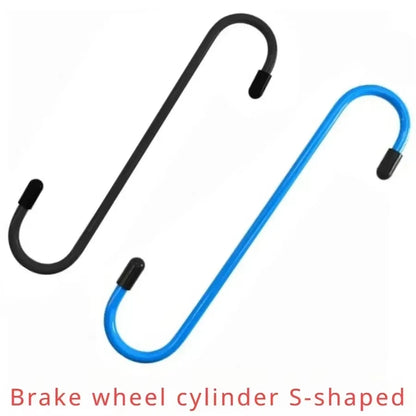 2pc Automotive Brake Caliper Hanger S-Shape Suspension Disc Service Tool - Service Brake Caliper Hooks for Automotive Repair