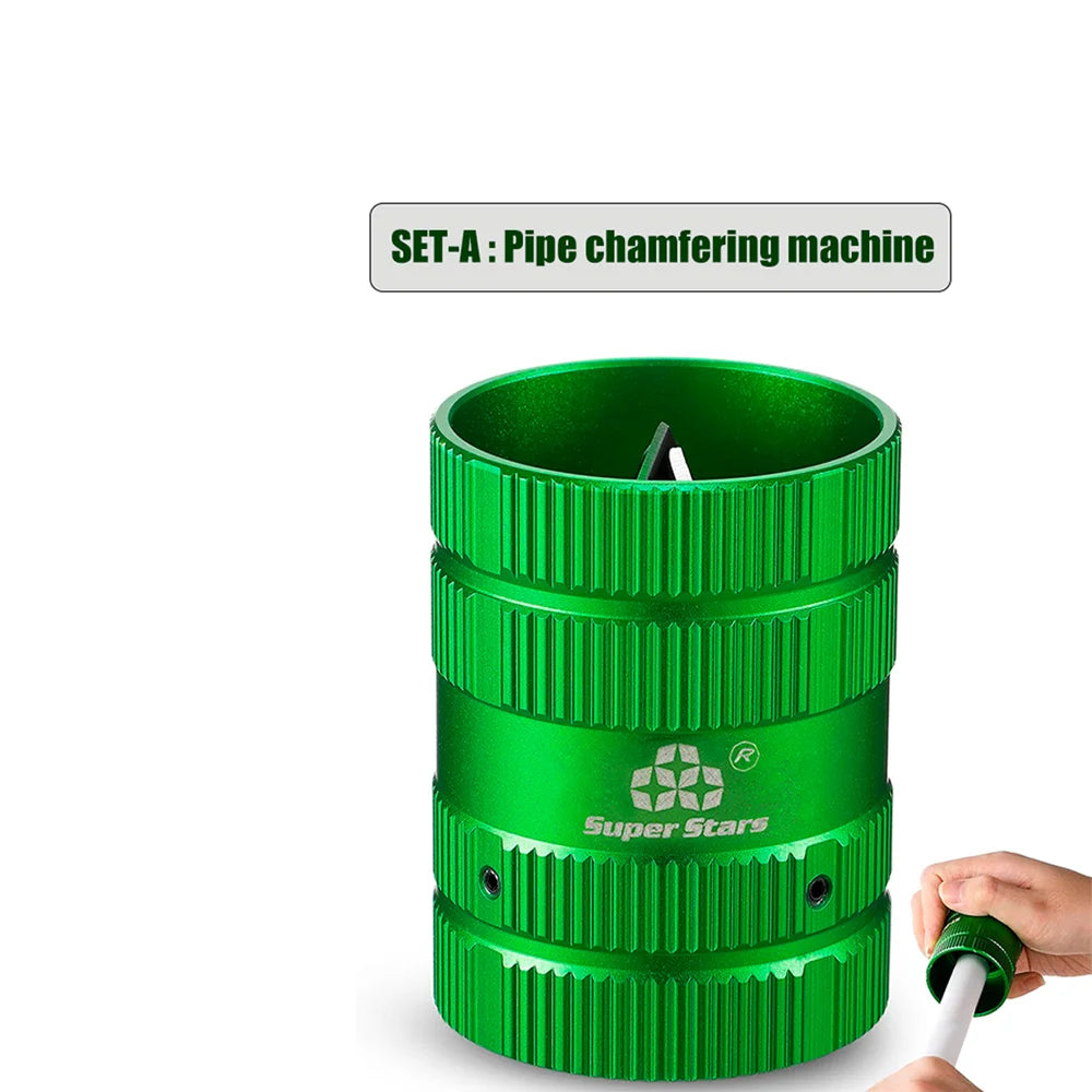 1/4-1-5/8 Inch Pipe Chamfering Tool, Reamer, Manual Deburring Scrapers, Edge Trimming Tool, Copper Pipe/PVC Pipe Opening Reamers