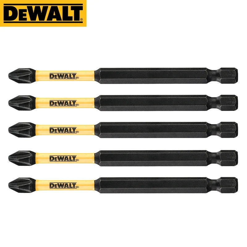 DEWALT Tool Accessories Combination Series Cross Slotted PH2 89MM 57MM 50MM Silver/Yellow Ring Sleeve Extension Rod