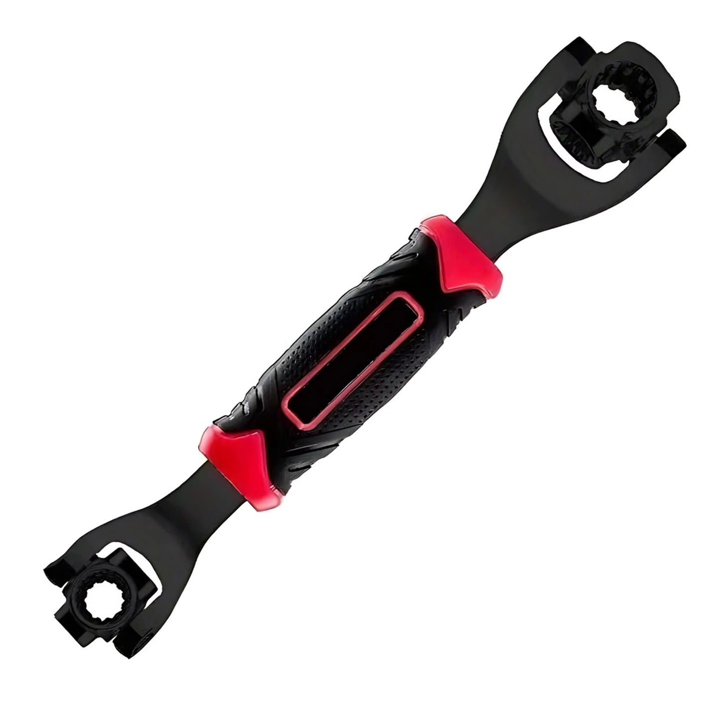 52-in-1 Multi-Functional Socket Wrench Set 360 Degree Rotating Dog Bone Design Universal Spline Wrench 8-19mm Heavy Duty Hardware Tool for Car Auto Repair Bicycle Motorcycle Maintenance
