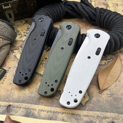 Best-Selling Model 4300 Folding Knife with D2 Steel Blade and G10 Handle—Everyday Adventure, Cutting, Outdoor Pocket Knife, Hiking, Rescue, and Multi-Purpose Tool