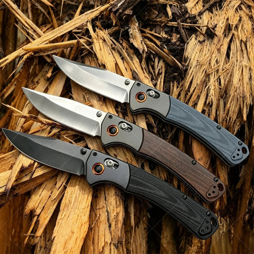 BM 15080 Folding Axis Lock Knife Portable Folding Knife, Essential Small Knife Camping, Multi-functional Portable Folding Knife