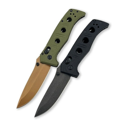 BM 273 & 940 EDC Folding Knife with High-Quality Non-Slip G10 Handle - Portable Camping Outdoor Cutting Tool, Excellent Collectible Gift