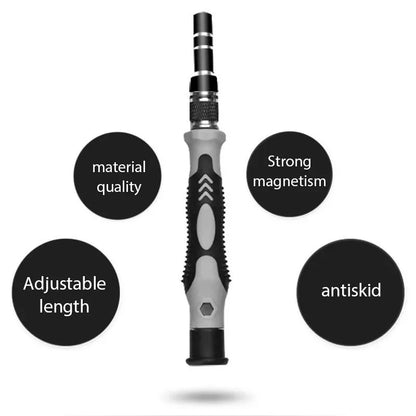 Precision Screwdriver Set 115 in 1 Electronic Repair Hand Tools Micro Magnetic Drill Bits for iPhone PC Mac DIY Game Console