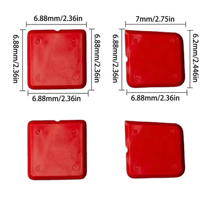 5in1 Silicone Scraper Squeegee Glue Remover Knife Caulking Angle Beauty Crack Trowel Tool Grout Scraper Kit Multifunctional Home