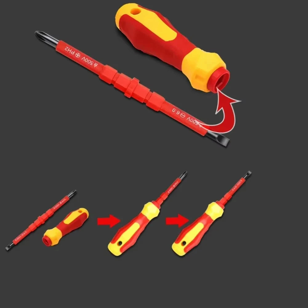 3Pcs/set Multi-Purpose Electrician Screwdriver Bits Slotted Cross Head Magnetic Screwdriver Bit Set PH1 PH2