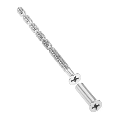 10 Set Door Handle Screw Knob Hardware Lever Handle Screws Connecting Flat Countersunk Head Fixing M4x16 Cross Sleeve M4x60 Bolt