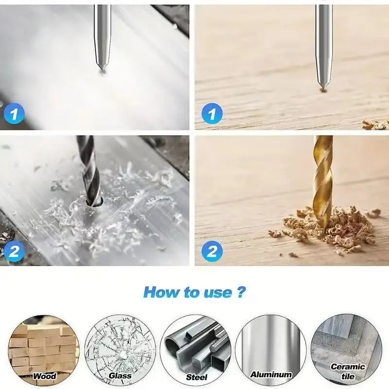Auto Center Puncher Heavy Duty Drill Guide Tool for Wood Metal Steel Spring Loaded Hole Marker Automatic Hand Tool