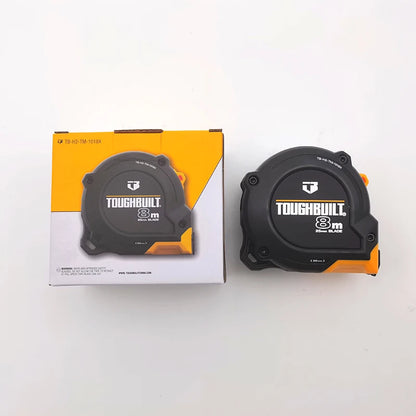 TOUGHBUILT Original Tape Measure 3/5/8/10M Nylon Coating Rugged Housing Ergonomic Grip Measuring Hand Tools