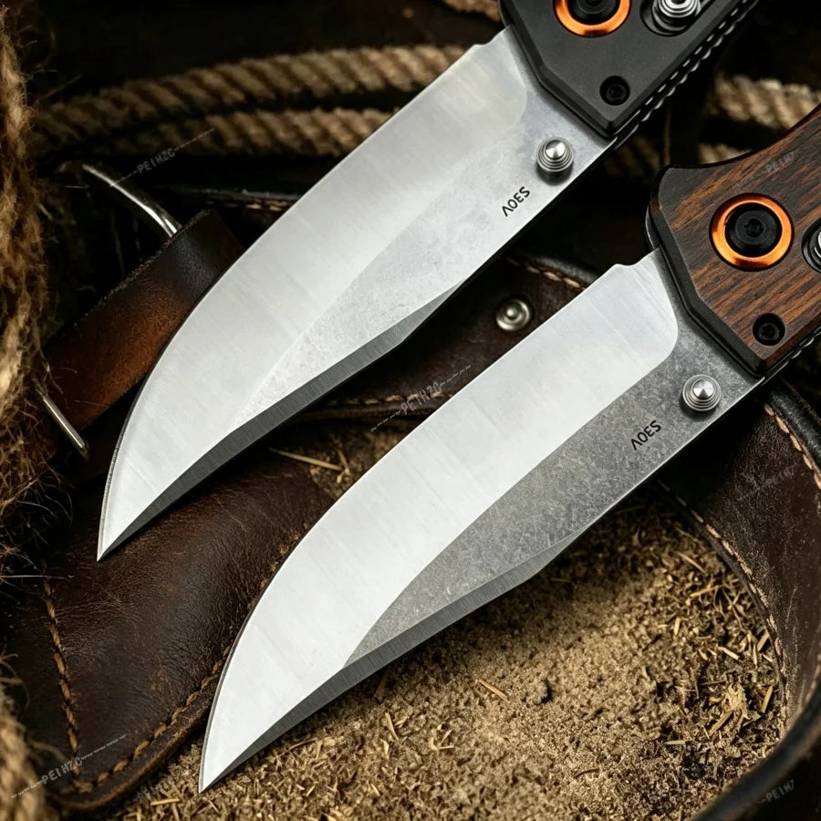 BM 15080 Compact Folding Knife S30V Steel Blade & Durable & Versatile for Outdoor Camping and Hiking EDC Practical Cutting Knife