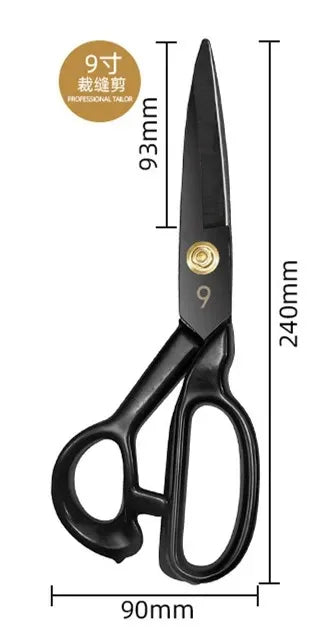 Professional Tailor Scissors for Cutting Fabric Heavy Duty Scissors for Leather Cutting Industrial Sharp Sewing Shears for Home