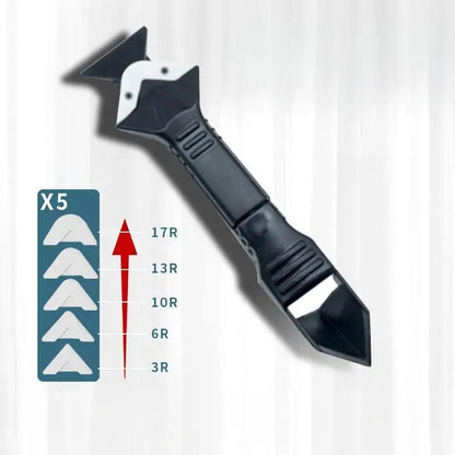 5-in-1 Silicone Caulking Tool | Sealant Finishing Tool | Glue Angle Scraper Tool For Window And Sink Renovations
