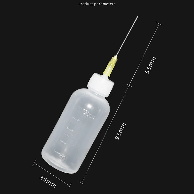 50ML Plastic Alcohol Bottle for PCB Cleaning & Soldering