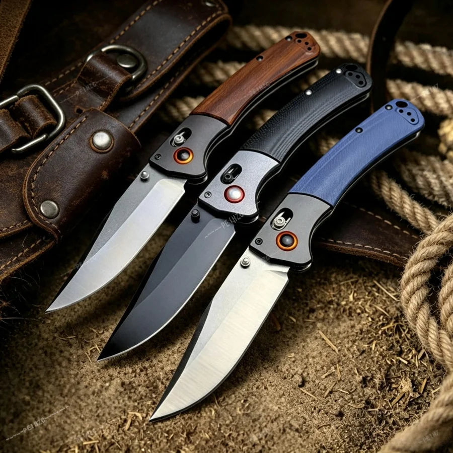 BM 15080 Compact Folding Knife S30V Steel Blade & Durable & Versatile for Outdoor Camping and Hiking EDC Practical Cutting Knife