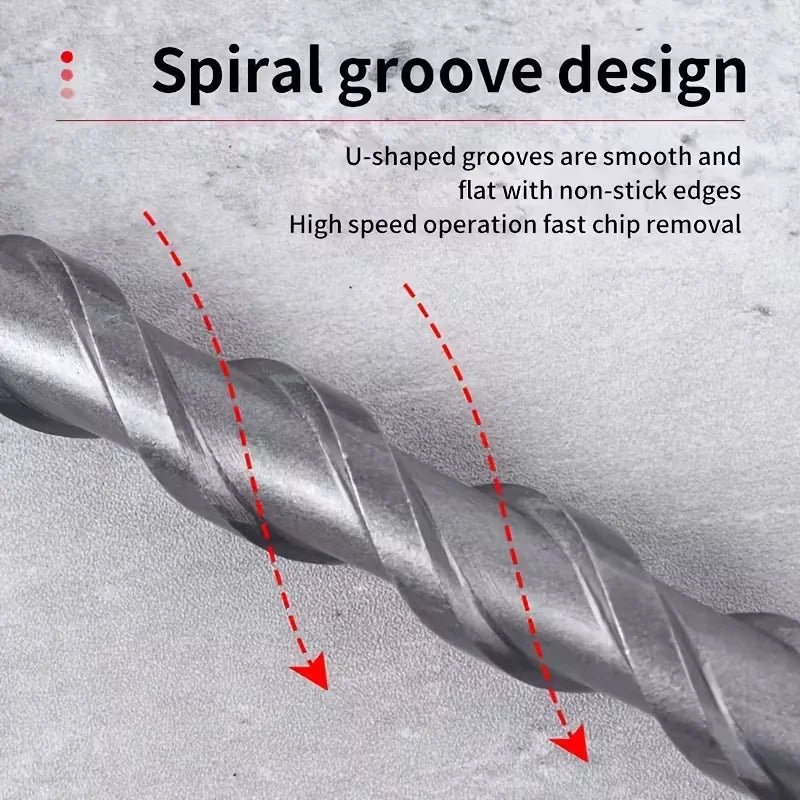 5Pcs Masonry Drill Bit Set, 4‑10mm Carbide Tip Concrete Drill Bits for Brick, Stone, Tile, Wall, Masonry Drilling Tool