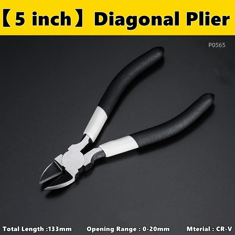 4inch 5inch 6inch Diagonal Pliers Universal Wire Cutter Mini Multifunctional Electric Hardware Hand Tool Electrician Wire Cutter