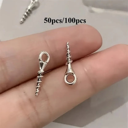 100 Mini DIY Metal Screws, Suitable for Walls, Wood, Pendant Tools, Accessories, Home Furnishings