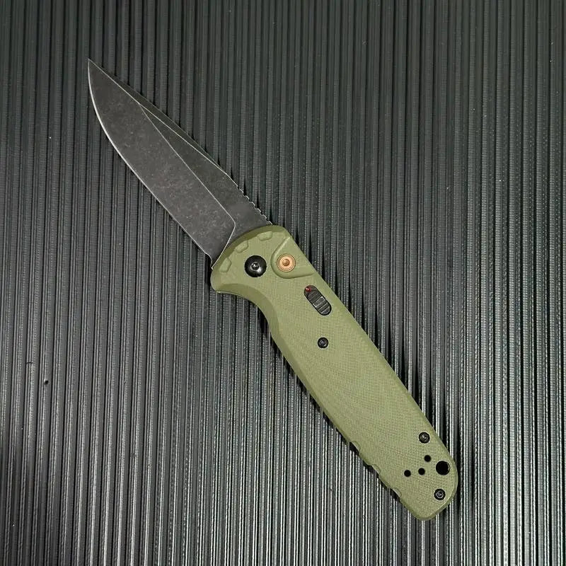 4300BK-02 CLA Folding Pocket Knife - 3.4" CPM-Magnacut DLC Blade, G10 Handle with Pocket Clip, EDC Outdoor Tool