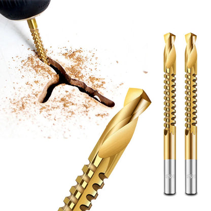 6-Piece HSS Twist Drill Bits 3-8mm for Wood Metal Plastic