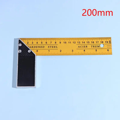 L-shaped High Precision Scale Multifunctional Corner Ruler Metal Carpentry Squares For Woodworking Building And Framing Design