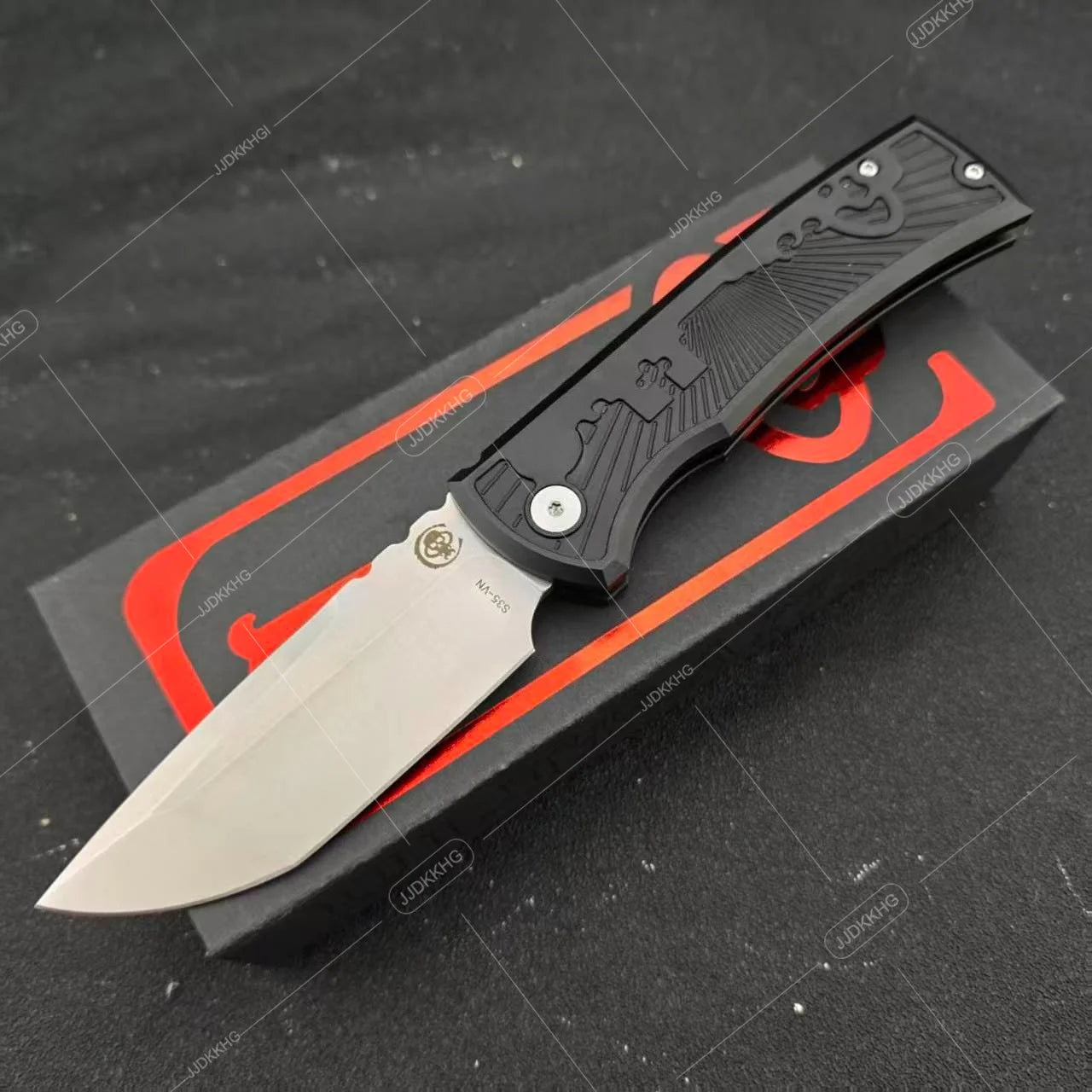 Redencion PT229 Outdoor Ambidextrous Pocket Knife T6 Aluminum Handle Premium Jungle Camping Adventure Everyday Carry Tool Practical D2 Blade Folding Knives