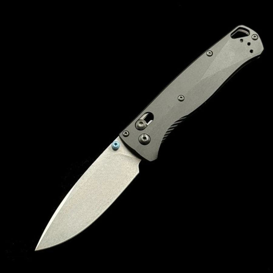 BM535BK-07 Bugout Axis Lock Folding Knives D2 Blade with Aluminum Handle Drop Point Blade Outdoor Camping Hunting Pocket Knives