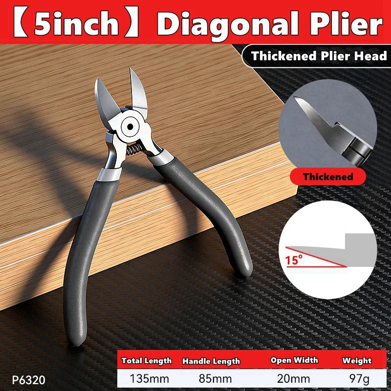5/6/8 inch Multifunctional Diagonal Pliers Needle Nose Pliers Hardware Tools Universal Wire Cutters Side Cutter Cutting Pliers