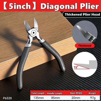 5/6/8 inch Multifunctional Diagonal Pliers Needle Nose Pliers Hardware Tools Universal Wire Cutters Side Cutter Cutting Pliers