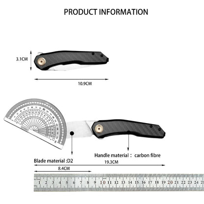 0545 Premium Quality Outdoor Folding Pocket Knife Rock Climbing Camping Fishing Backpacking Holiday Gifts Essential Equipment Tool