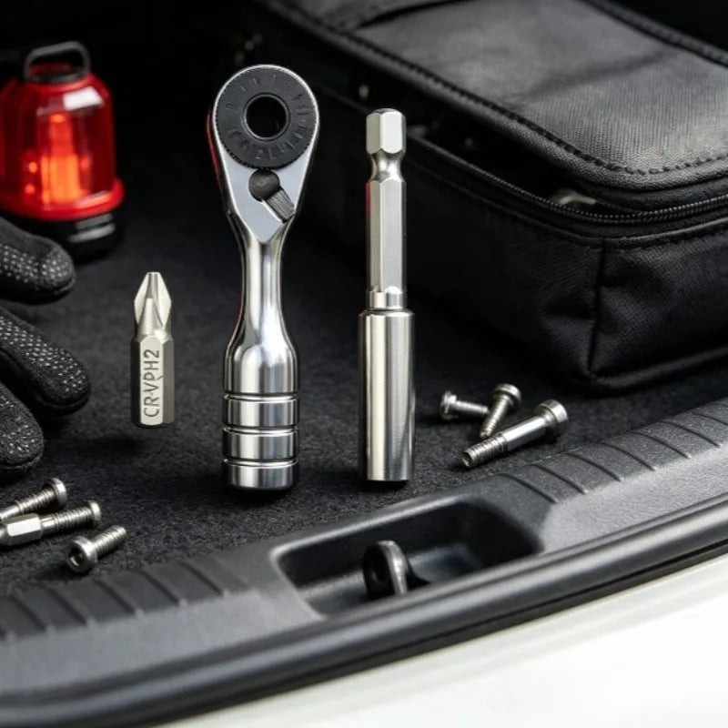 1/4 Inch 60 Tooth Mini Ratchet Wrench Portable Manual Hardware Tool High Efficiency for Narrow Space Equipment Maintenance