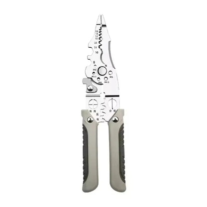 8.5 Inch Multi Functional Industrial Wire Stripper Cutter Crimper Heavy Duty Stainless Steel Electrical Pliers Ergonomic Grip