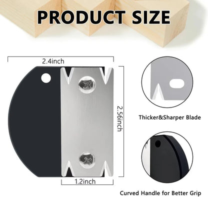 Woodworking Trimmer Chamfering Fillet Scraper Board Deburring Tool - Edge Corner Planer & Specialty Edge Banding Knife