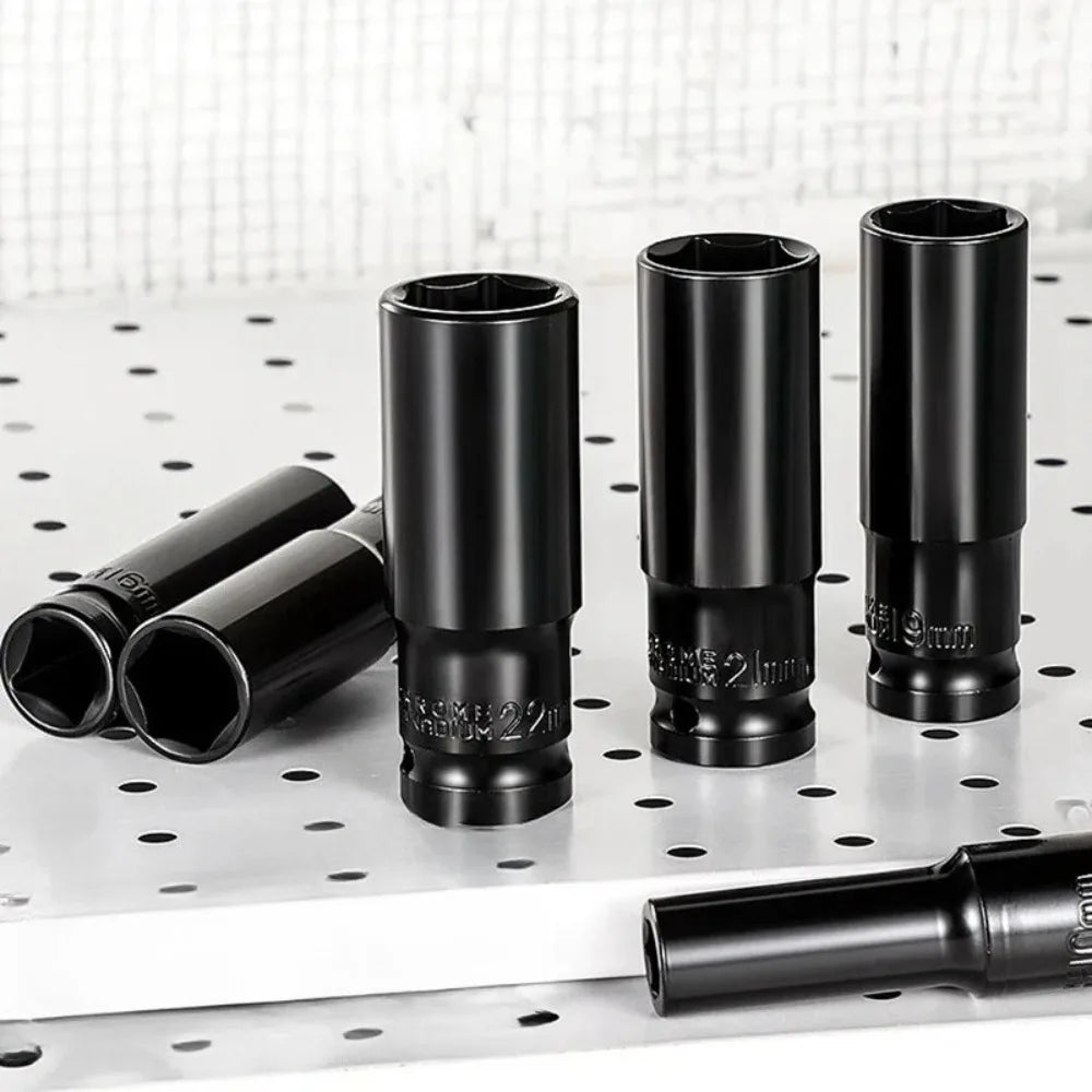Socket Air Tool Set for Repairing Large, Medium and Small Bolts, Including Internal Hexagonal Sockets and Air Gun Sockets. Tool