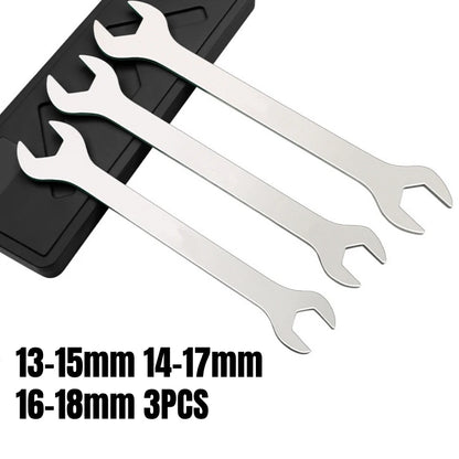 Ultrathin Thin Wrench Large Opening Dual Purpose Wrench Thin Dual Purpose Wrench 5.5-11mm 12-16mm 17-22mm 3PCS Hardware Tool