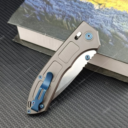 Lightweight BM 748 Pocket Folding Knife with Clip Practical Portable Outdoor camping Cutting Knife Good Gift Ideas for Festivals