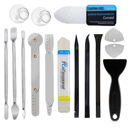 Spudger Pry Tool Kit Metal Spudger Ultra-Thin Prying Opening Tool for iPhone Laptop iPad Cell Phone Computer Repair Tool Kit