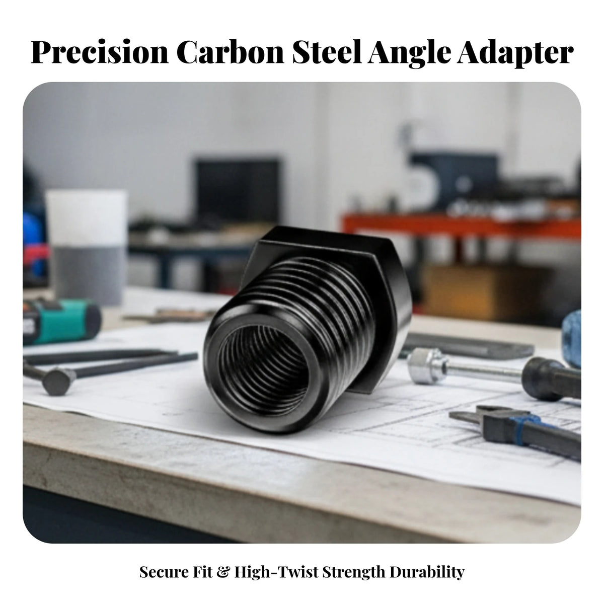 Angle Grinder Adapter Threaded Attachment Tool Stable Hardware Secure for Professionals, Workshop, Garage