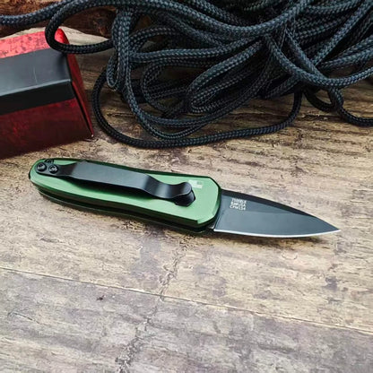 KS Launch 4 7500 Camping Mini Pocket Folding Knife Aluminum Alloy Handle Adventure Pratical EDC Outdoor Multifunctional Knives
